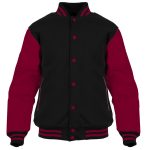 Beige Varsity Jacket